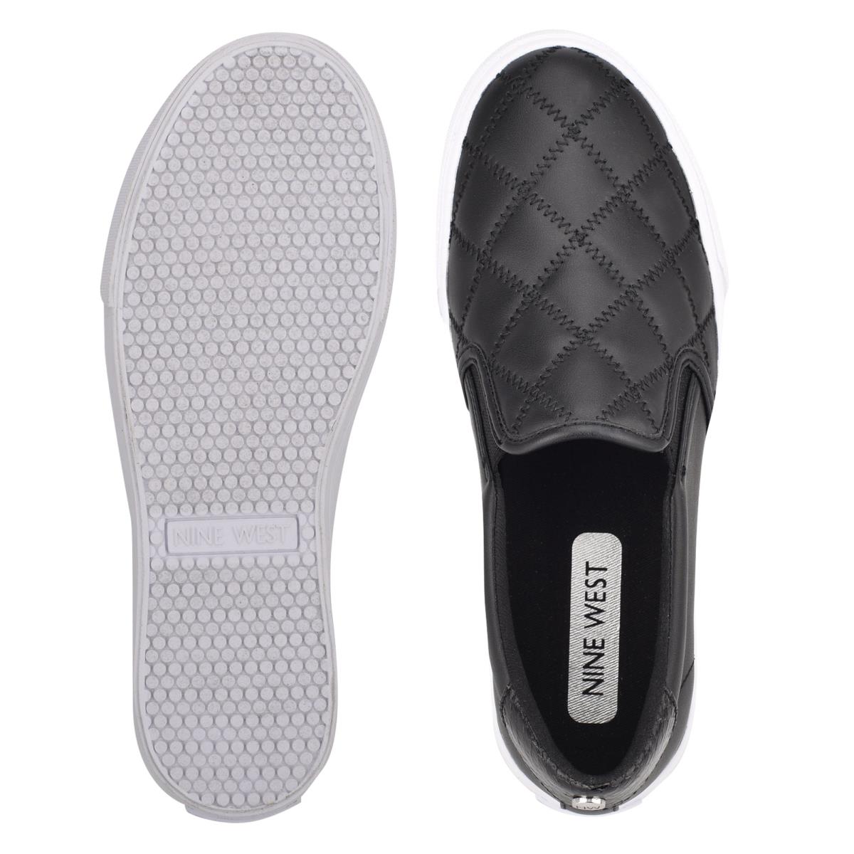 Nine West Lala Slip On Sneakers Kadın Siyah Siyah | 1834GIPCZ