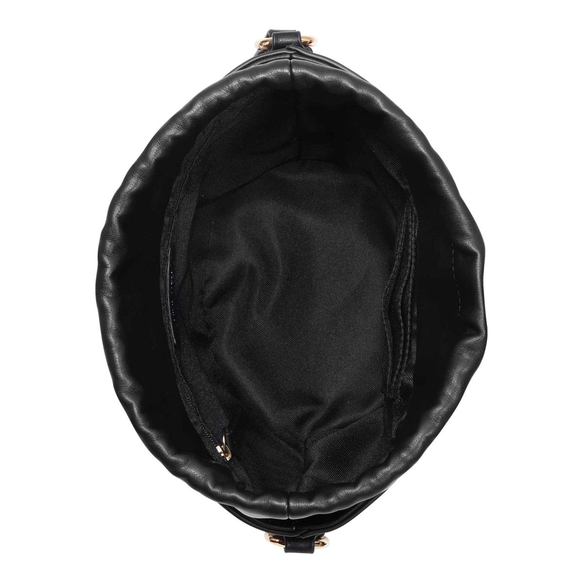 Nine West Laylin Drawstring Bucket Çapraz Askılı Çanta Kadın Siyah | 8249IHCGR