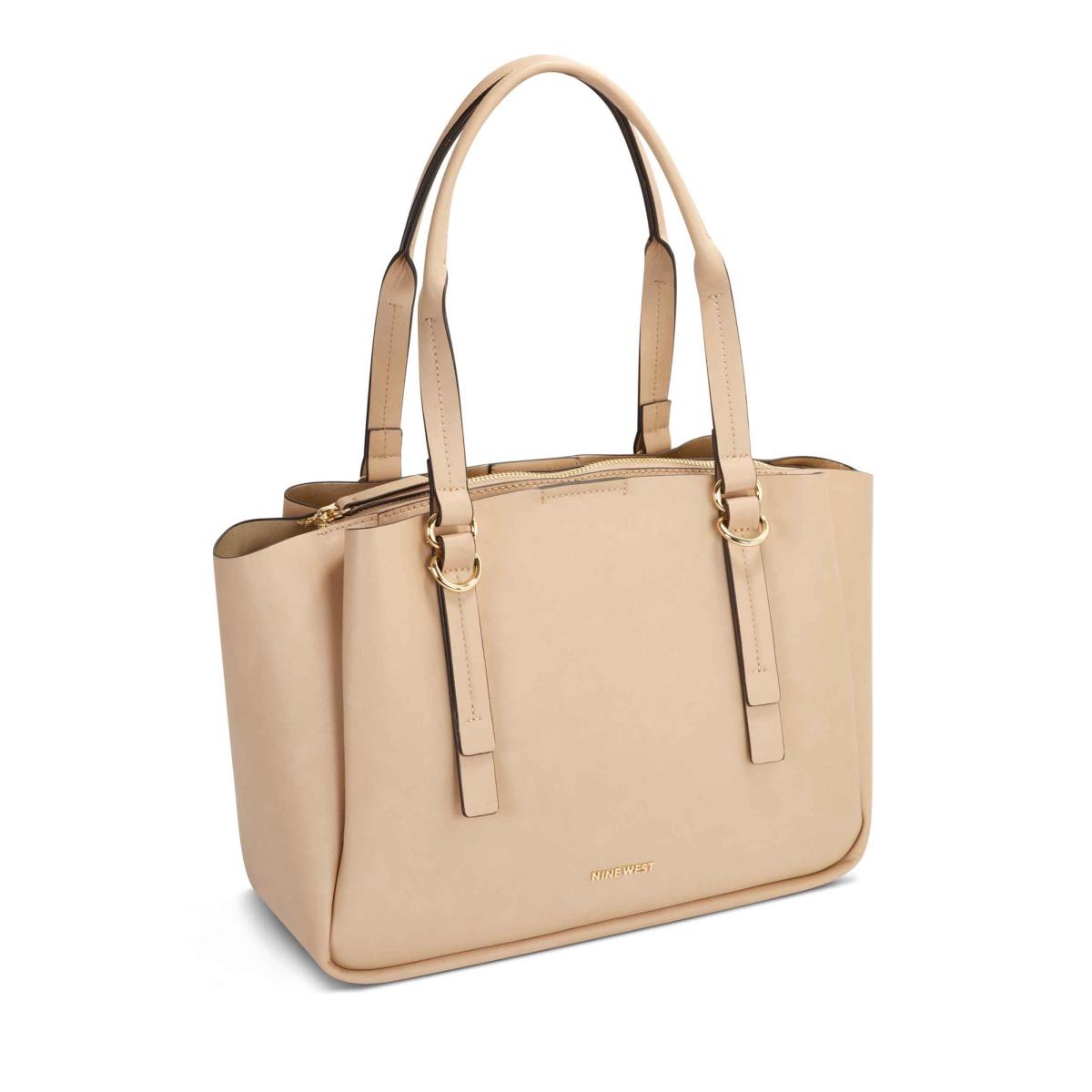 Nine West Maisie Jet Set Satchel Çanta Kadın Bej Rengi | 3241WSJNE