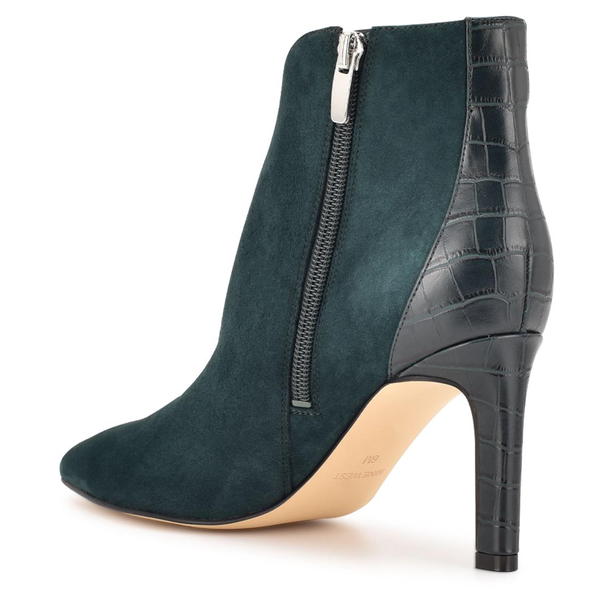 Nine West Mikale Pointy Burunlu Bot Kadın Obsidian | 4057AMIVQ