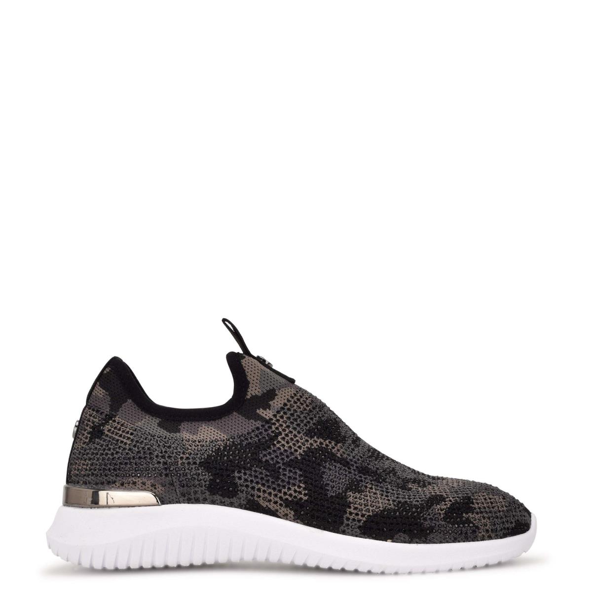 Nine West Miya Slip On Sneakers Kadın Camo Renkli | 0348DUSXE