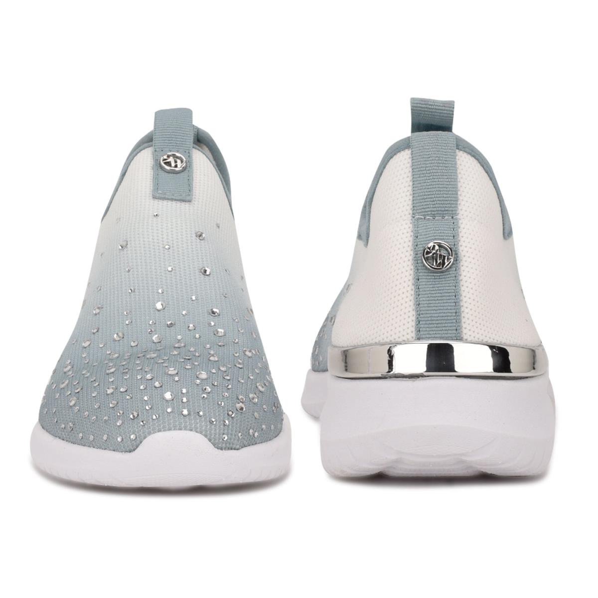 Nine West Miya Slip On Sneakers Kadın Mavi | 9528USDQL