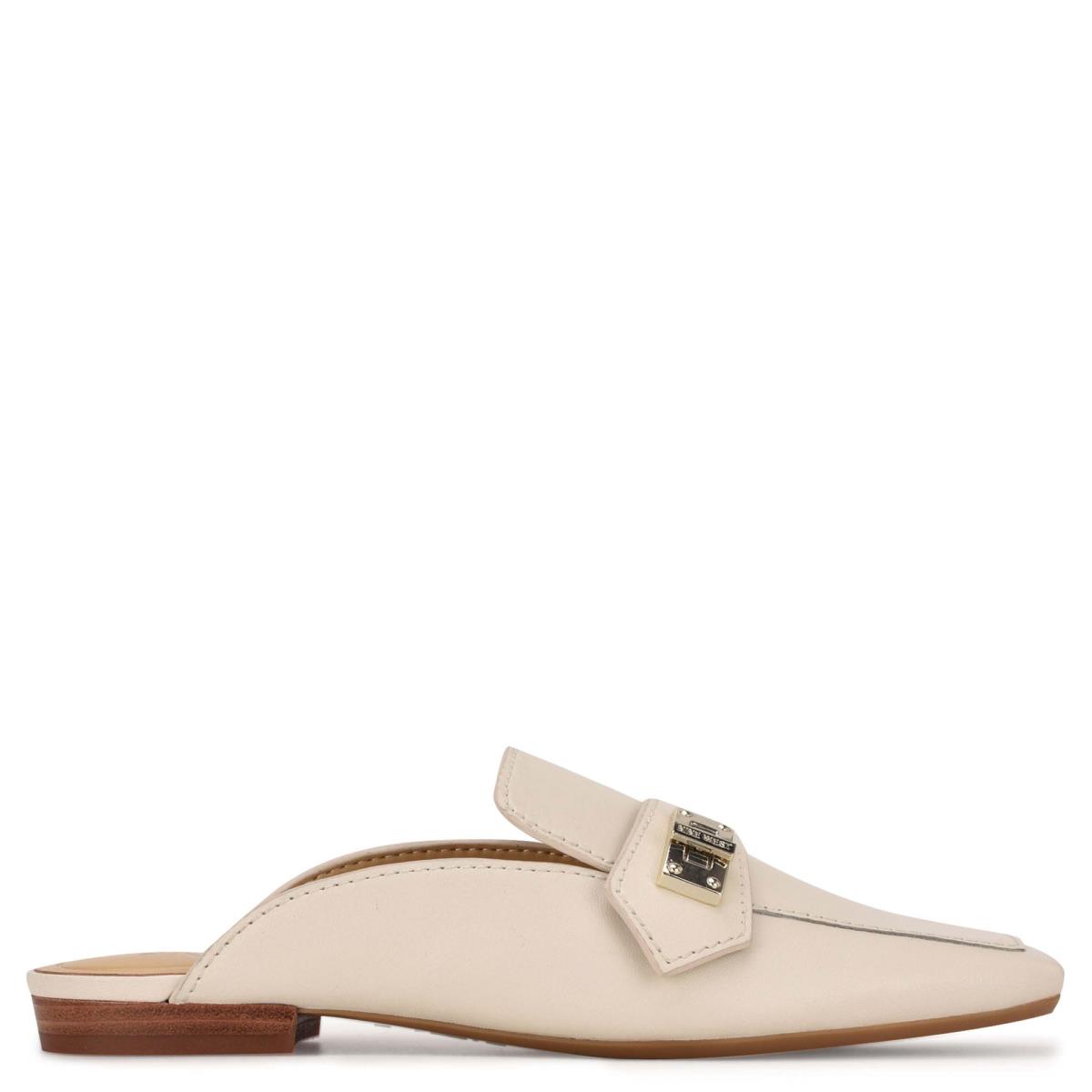 Nine West Neat 9x9 Loafer Mule Ayakkabı Kadın Krema | 0693TPIKO