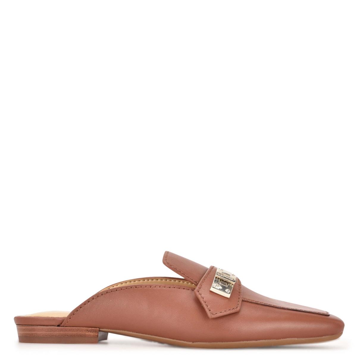 Nine West Neat 9x9 Loafer Mule Ayakkabı Kadın Kahve | 3265PVSHT