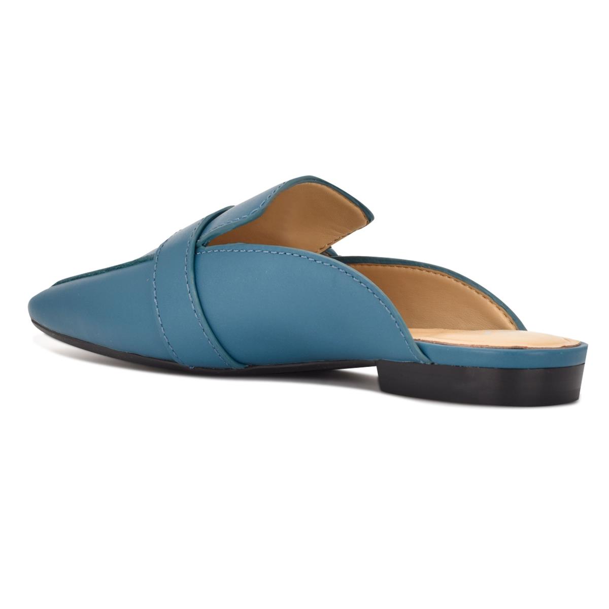 Nine West Neat 9x9 Loafer Mule Ayakkabı Kadın Turkuaz | 9024ZXRHC