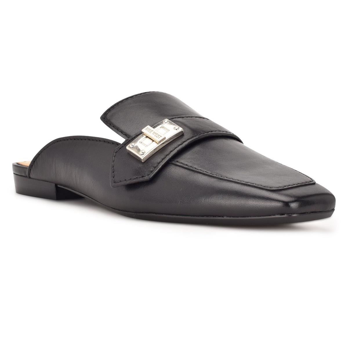 Nine West Neat 9x9 Loafer Mule Ayakkabı Kadın Siyah | 9534AJBYZ