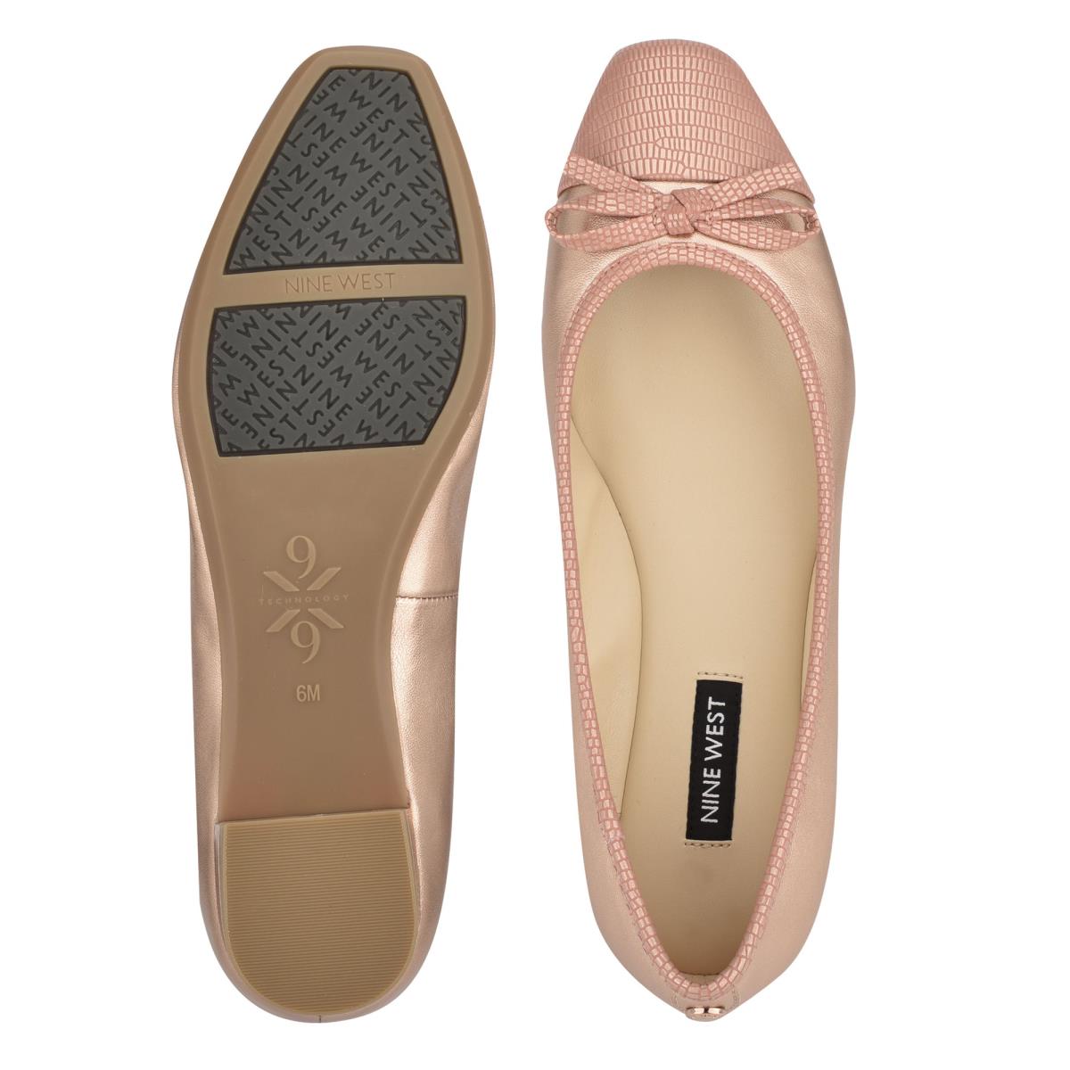 Nine West Olly 9x9 Ballet Bale Ayakkabısı Kadın Pembe | 3826UXLTY