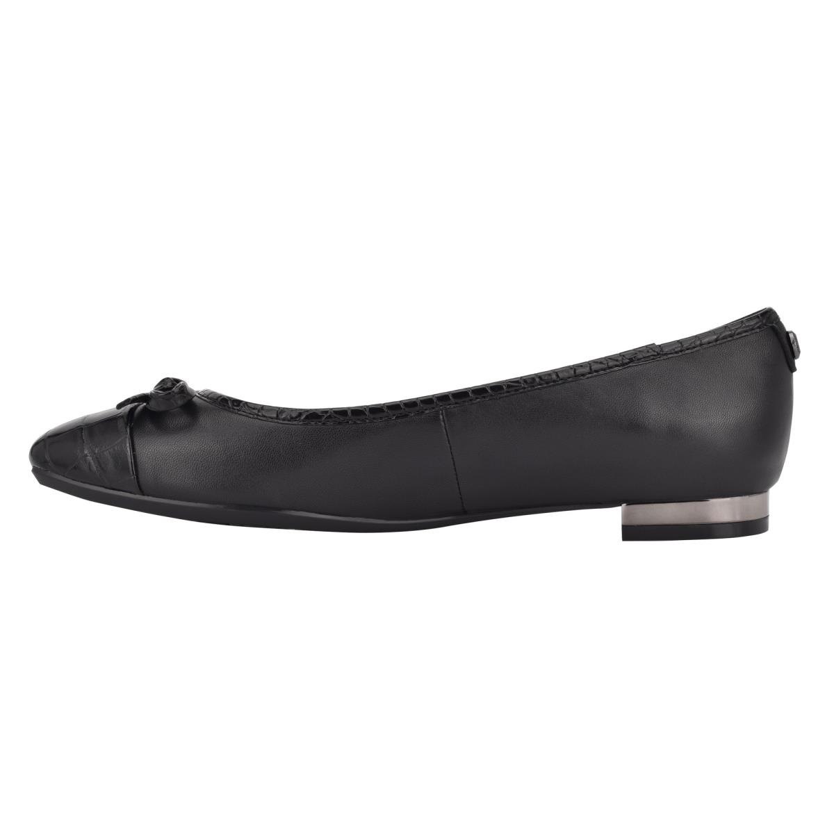 Nine West Olly 9x9 Ballet Flats Kadın Siyah | 5928BAWDF