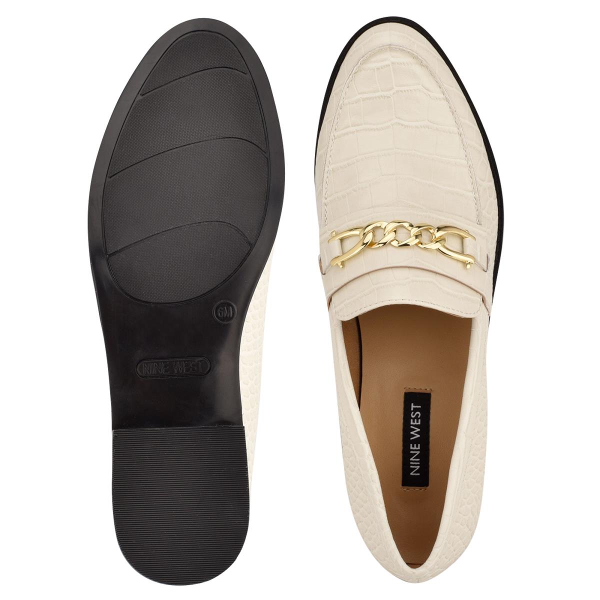 Nine West Onlyou Slip-On Loafer Ayakkabı Kadın Bej Rengi | 8421VRBDS