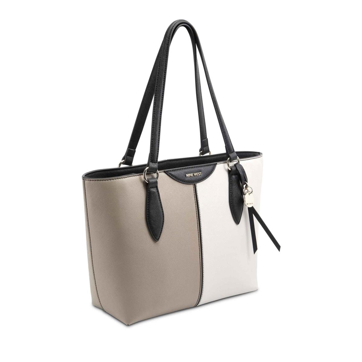 Nine West Paisley Small Tote Tote Çanta Kadın Beyaz Gri | 9581EMQTH