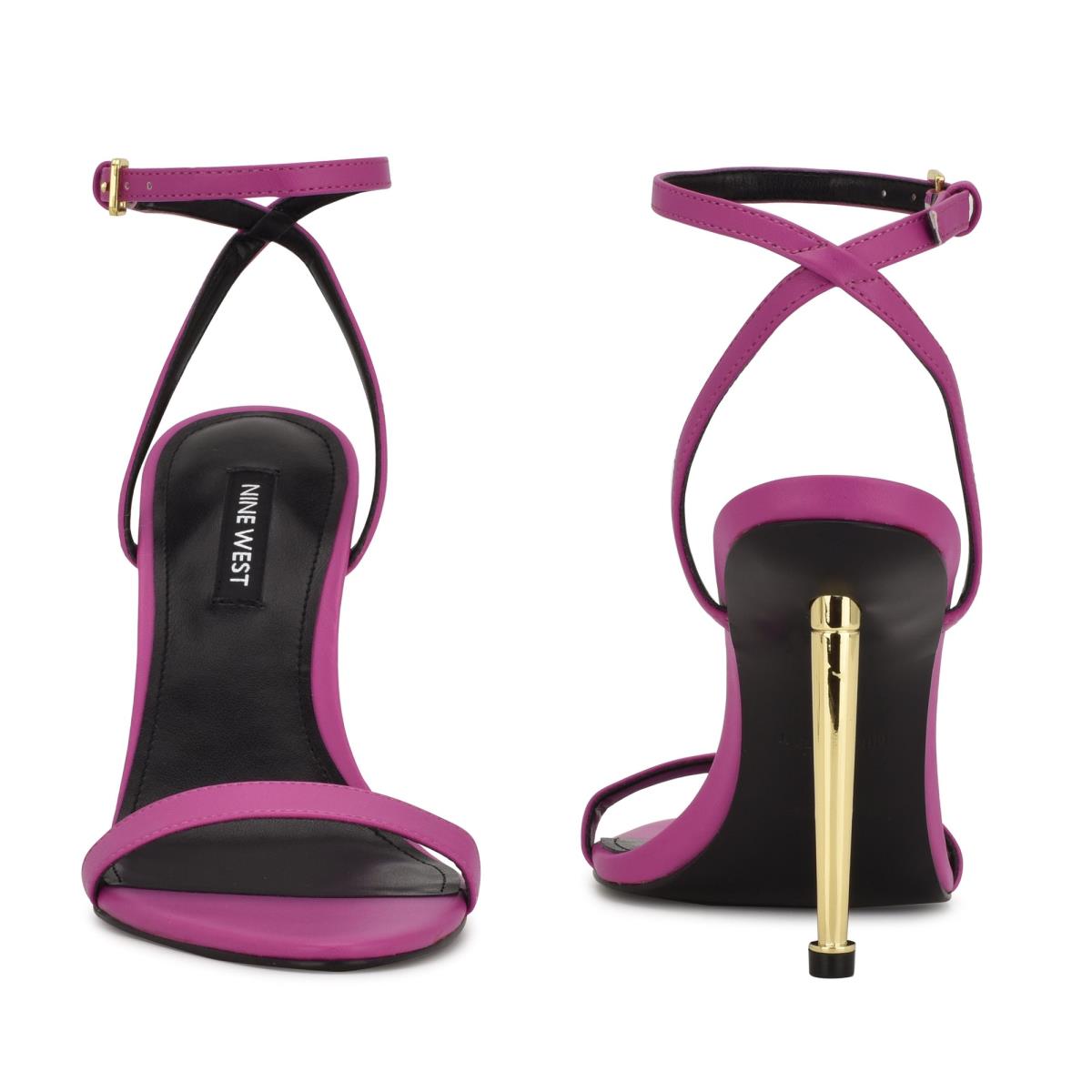 Nine West Reina Ankle Askılı Sandalet Kadın Pembe | 3982QAZUG