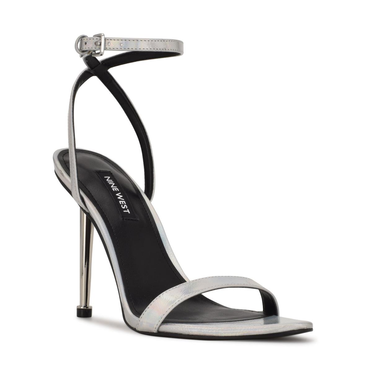 Nine West Reina Ankle Askılı Sandalet Kadın Siyah | 5187GAJPN