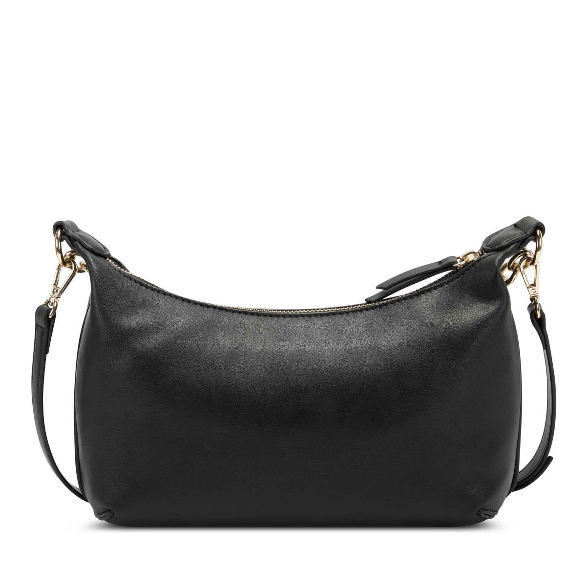 Nine West Ronnie Top Zip Shoulder Bag Omuz Çantası Kadın Siyah | 1382DXJUG