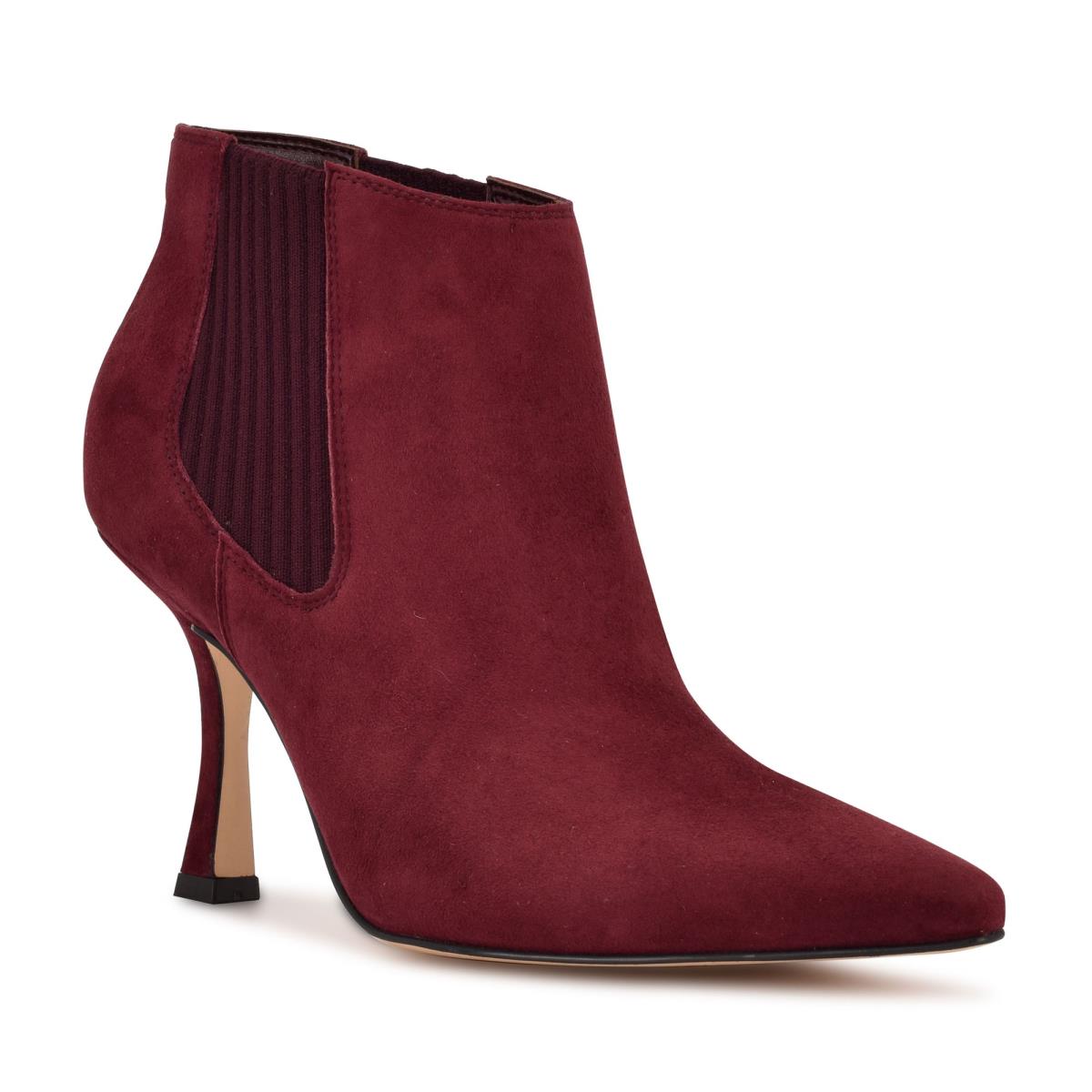 Nine West Sofia Elbise Bot Kadın Bordo | 0187GKSPB