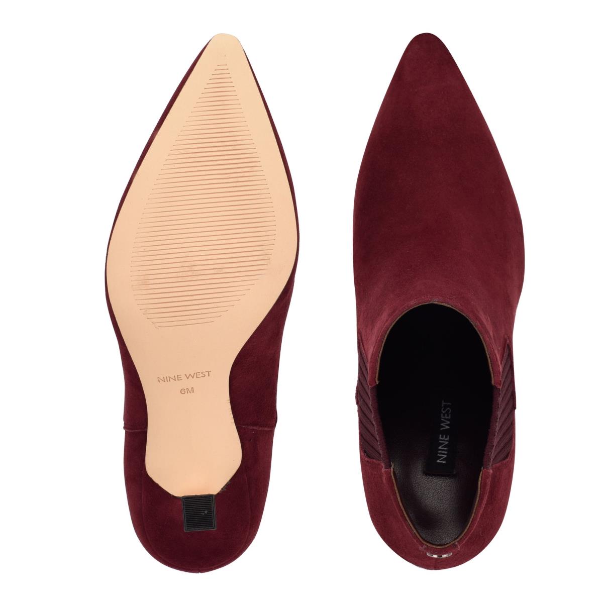 Nine West Sofia Elbise Bot Kadın Bordo | 0187GKSPB