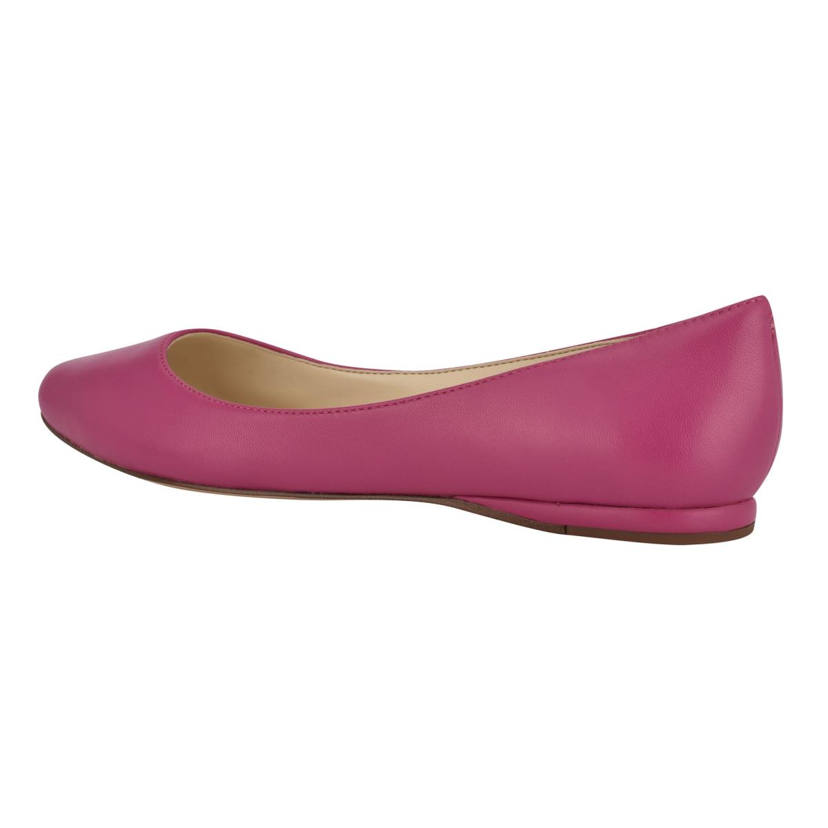 Nine West Speakup Almond Burunlu Bale Ayakkabısı Kadın Pembe | 0512YAVRW