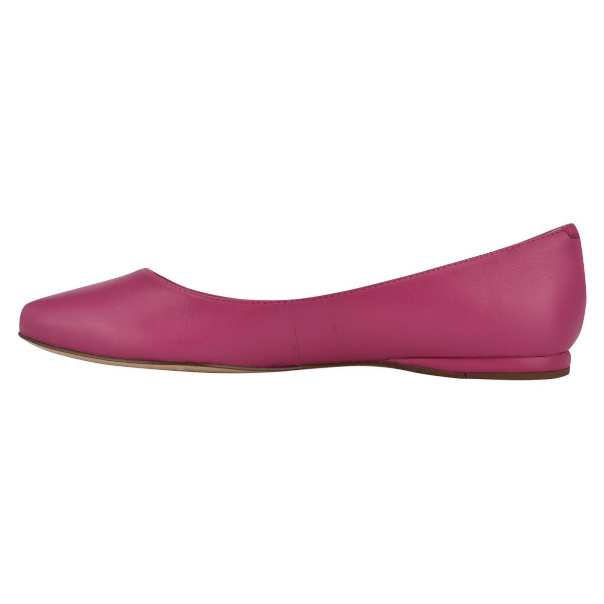 Nine West Speakup Almond Burunlu Bale Ayakkabısı Kadın Pembe | 0512YAVRW