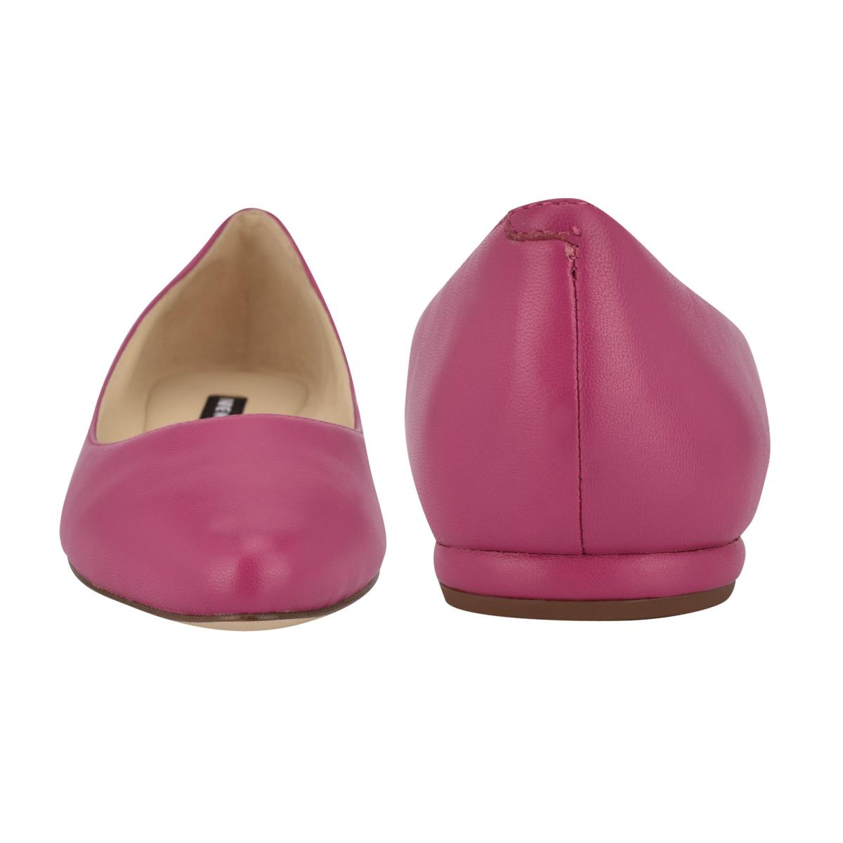 Nine West Speakup Almond Burunlu Bale Ayakkabısı Kadın Pembe | 0512YAVRW