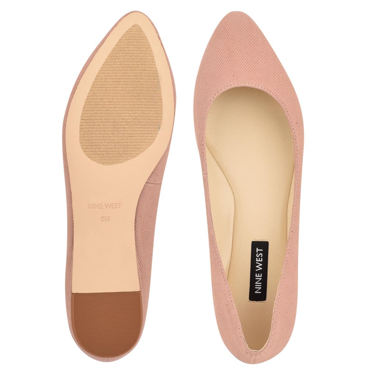 Nine West Speakup Almond Burunlu Bale Ayakkabısı Kadın Pembe | 3214CWRJA