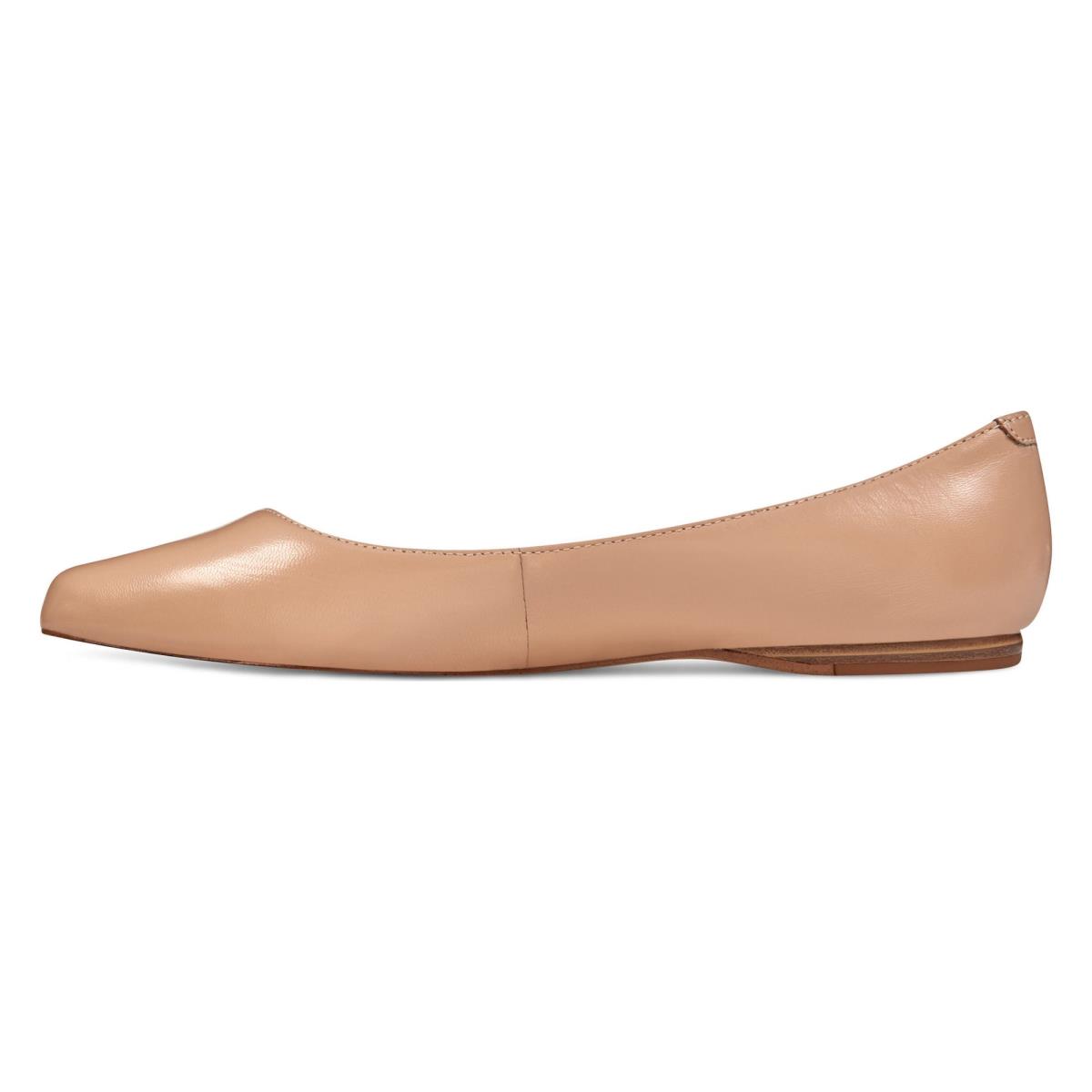 Nine West Speakup Almond Burunlu Flats Kadın Bej Rengi | 7605ARKOB