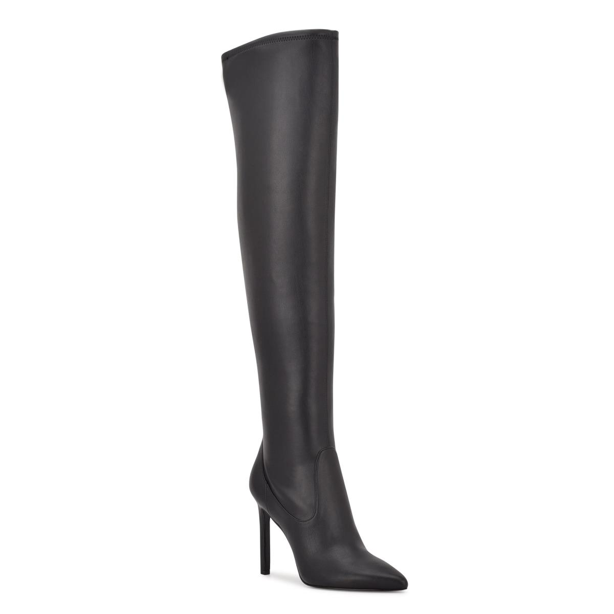 Nine West Tacy Over The Knee Bot Kadın Siyah | 4287NMWRT