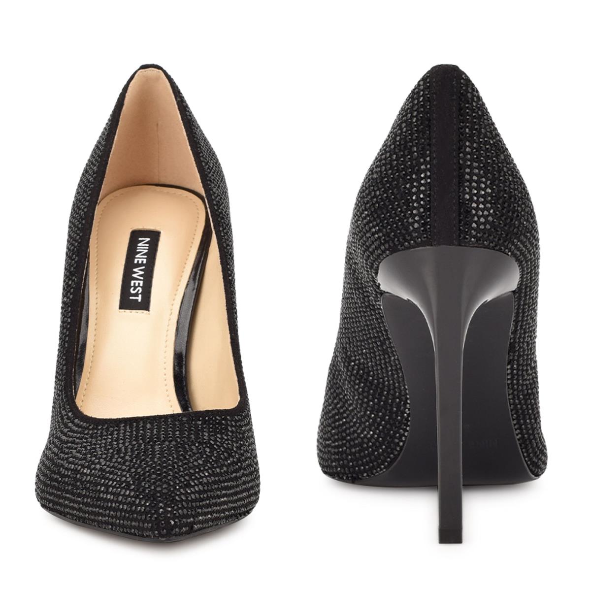 Nine West Tatiah Elbise Stiletto Ayakkabı Kadın Siyah | 9081VZPMQ