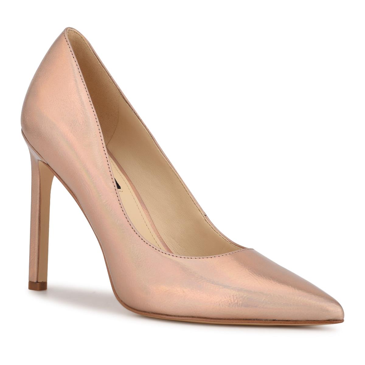 Nine West Tatiana Pointy Burunlu Stiletto Ayakkabı Kadın Ten Rengi | 4809TDGHU