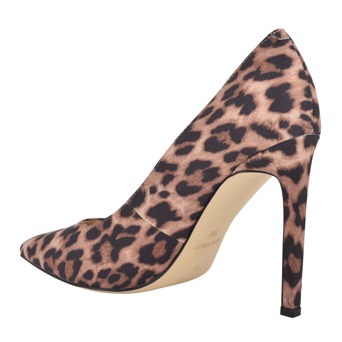 Nine West Tatiana Pointy Burunlu Stiletto Ayakkabı Kadın Leopar | 5147FIALN