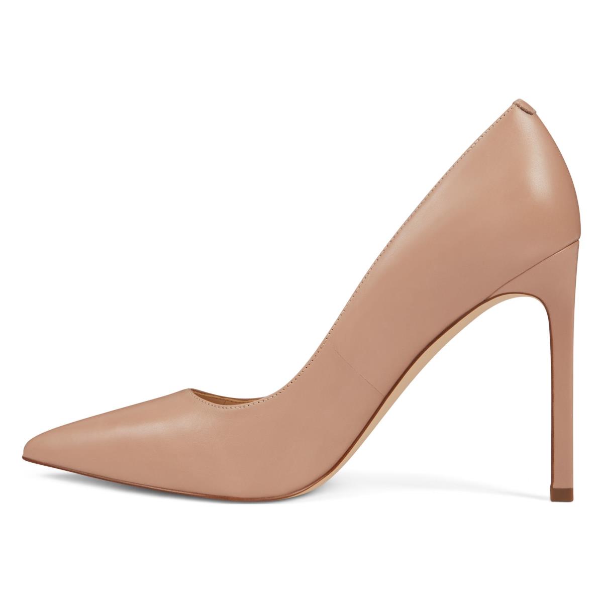 Nine West Tatiana Pointy Burunlu Stiletto Ayakkabı Kadın Bej Rengi | 6859LMNAJ