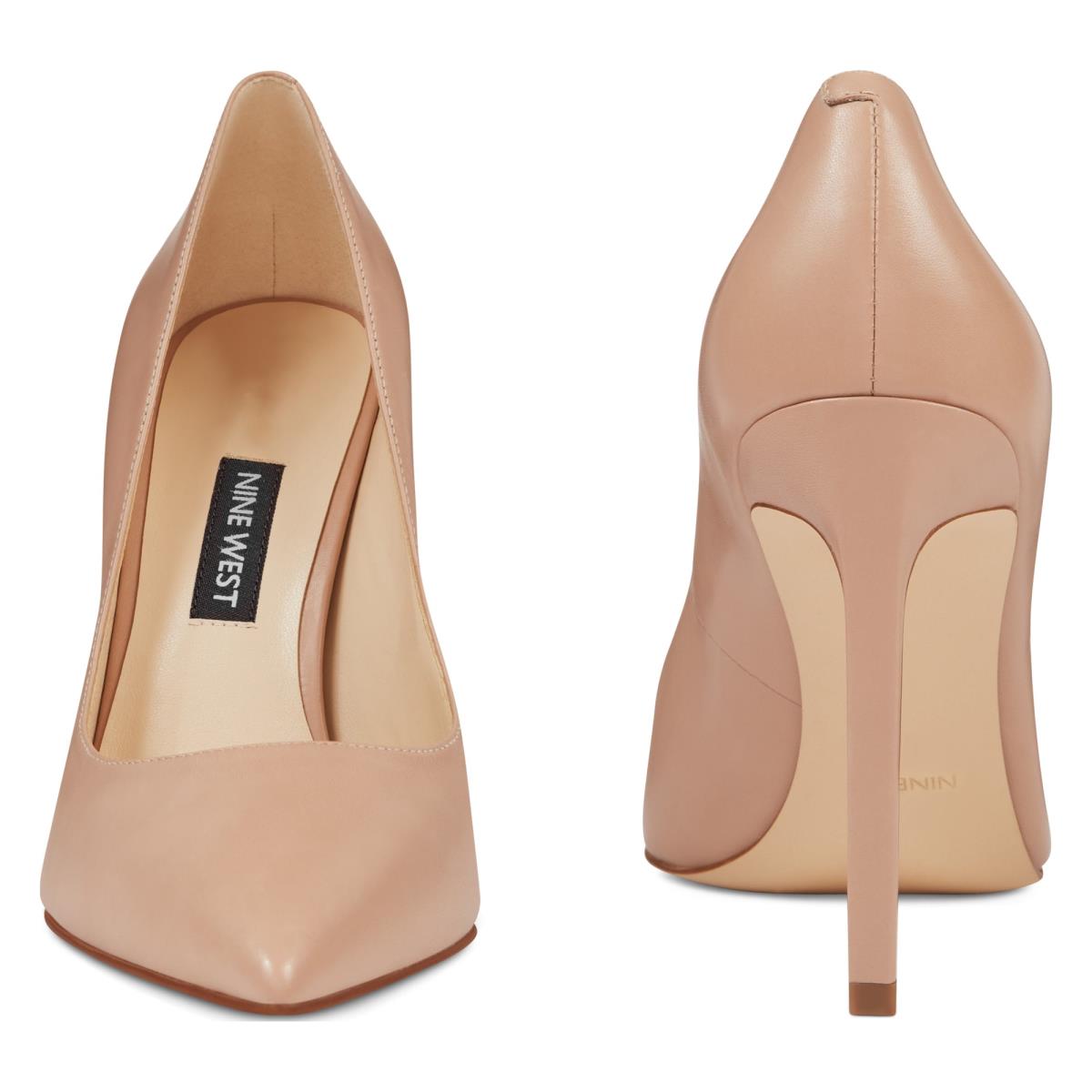 Nine West Tatiana Pointy Burunlu Stiletto Ayakkabı Kadın Bej Rengi | 6859LMNAJ