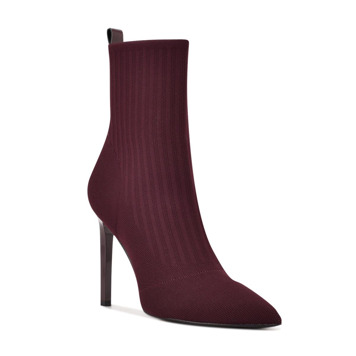 Nine West Teoy Elbise Bot Kadın Bordo | 1836RQPBW