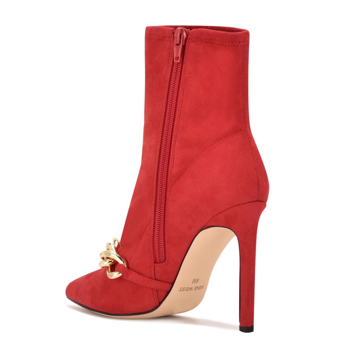 Nine West Timbaa Elbise Bootie Bot Kadın Kırmızı | 3791GBZSY