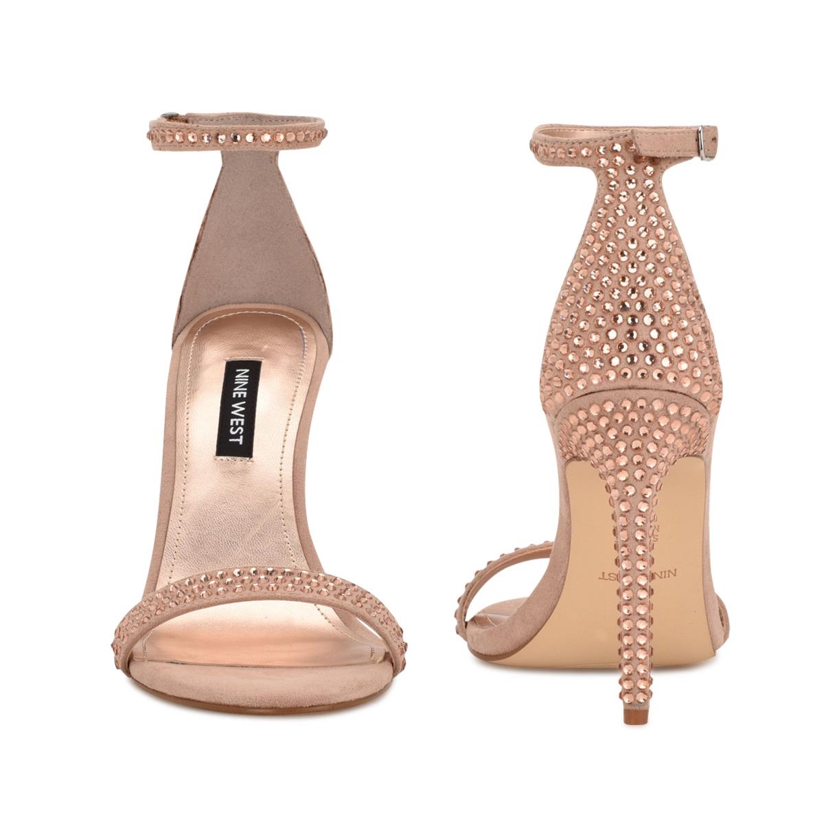 Nine West Toria Ankle Askılı Sandalet Kadın Pembe | 7630KZLAG