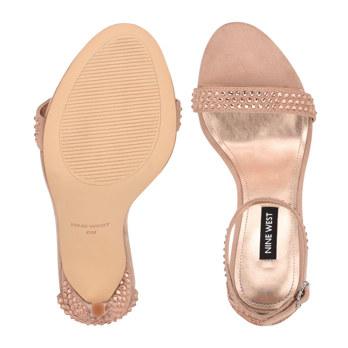 Nine West Toria Ankle Askılı Sandalet Kadın Pembe | 7630KZLAG