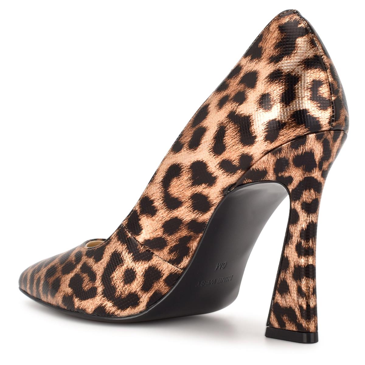 Nine West Trendz Pointy Burunlu Stiletto Ayakkabı Kadın Leopar | 1938YGEXK