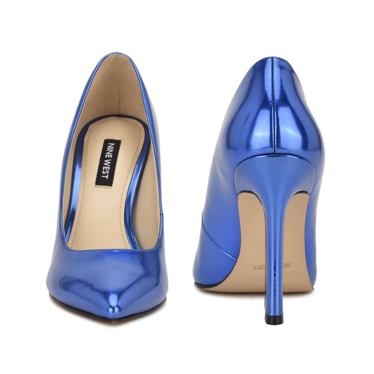 Nine West Trendz Pointy Burunlu Stiletto Ayakkabı Kadın Mavi | 7432BYFIN