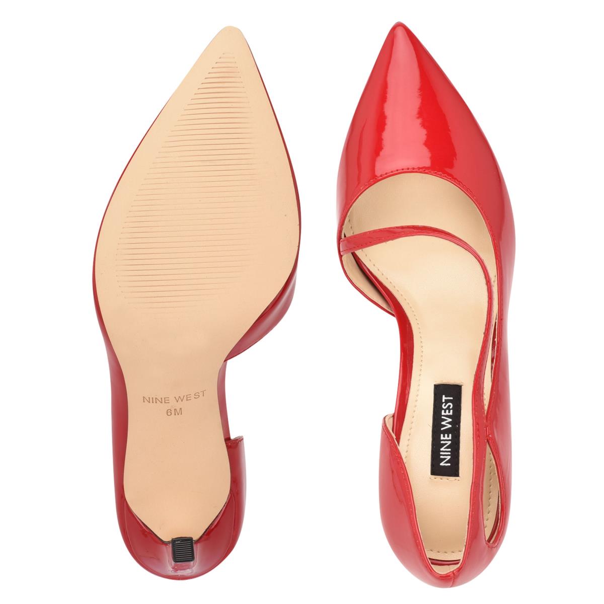 Nine West Twirl Pointy Burunlu Stiletto Ayakkabı Kadın Kırmızı | 0347QCMAD