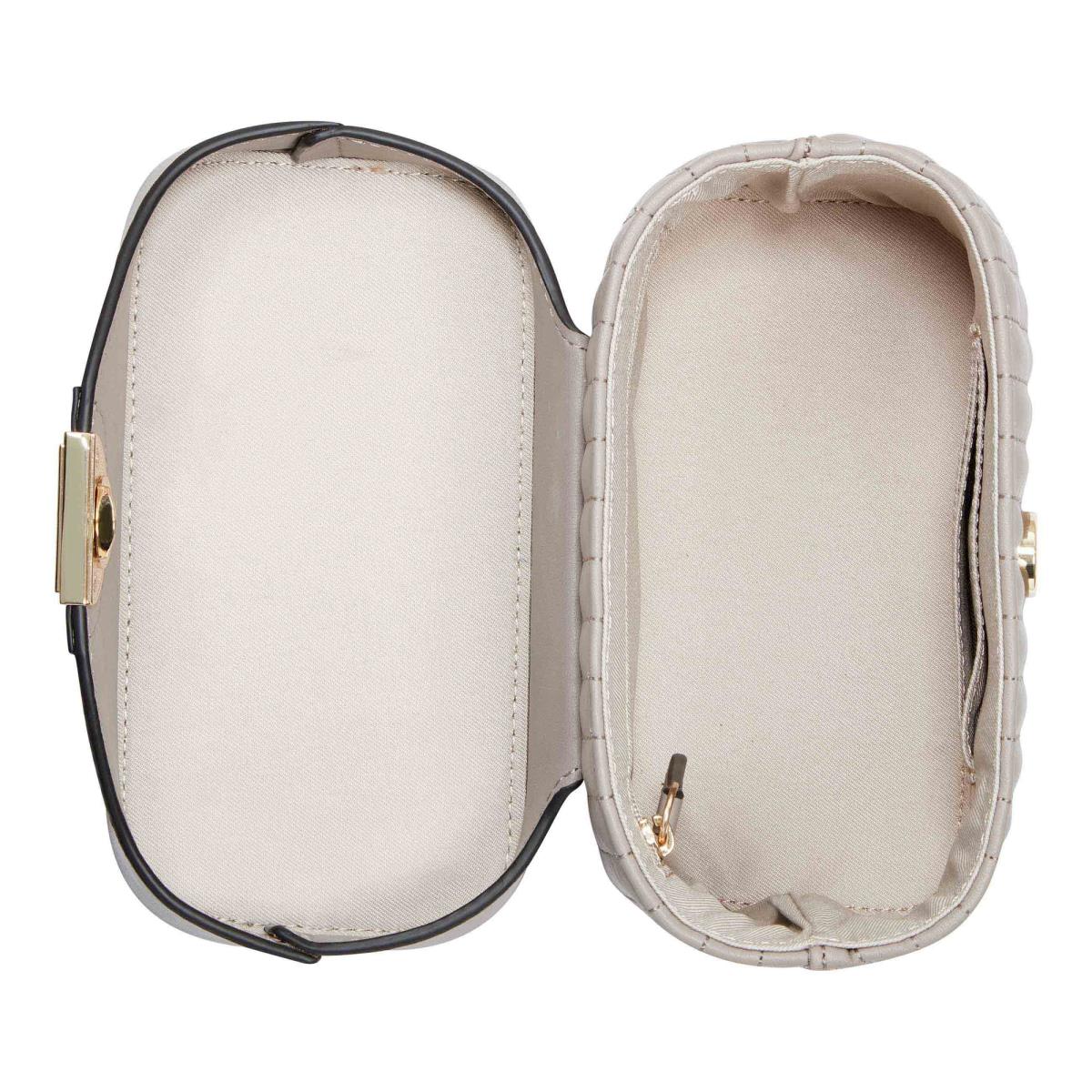 Nine West Wren Vanity Case Çapraz Askılı Çanta Kadın Platini | 5172VUWKA