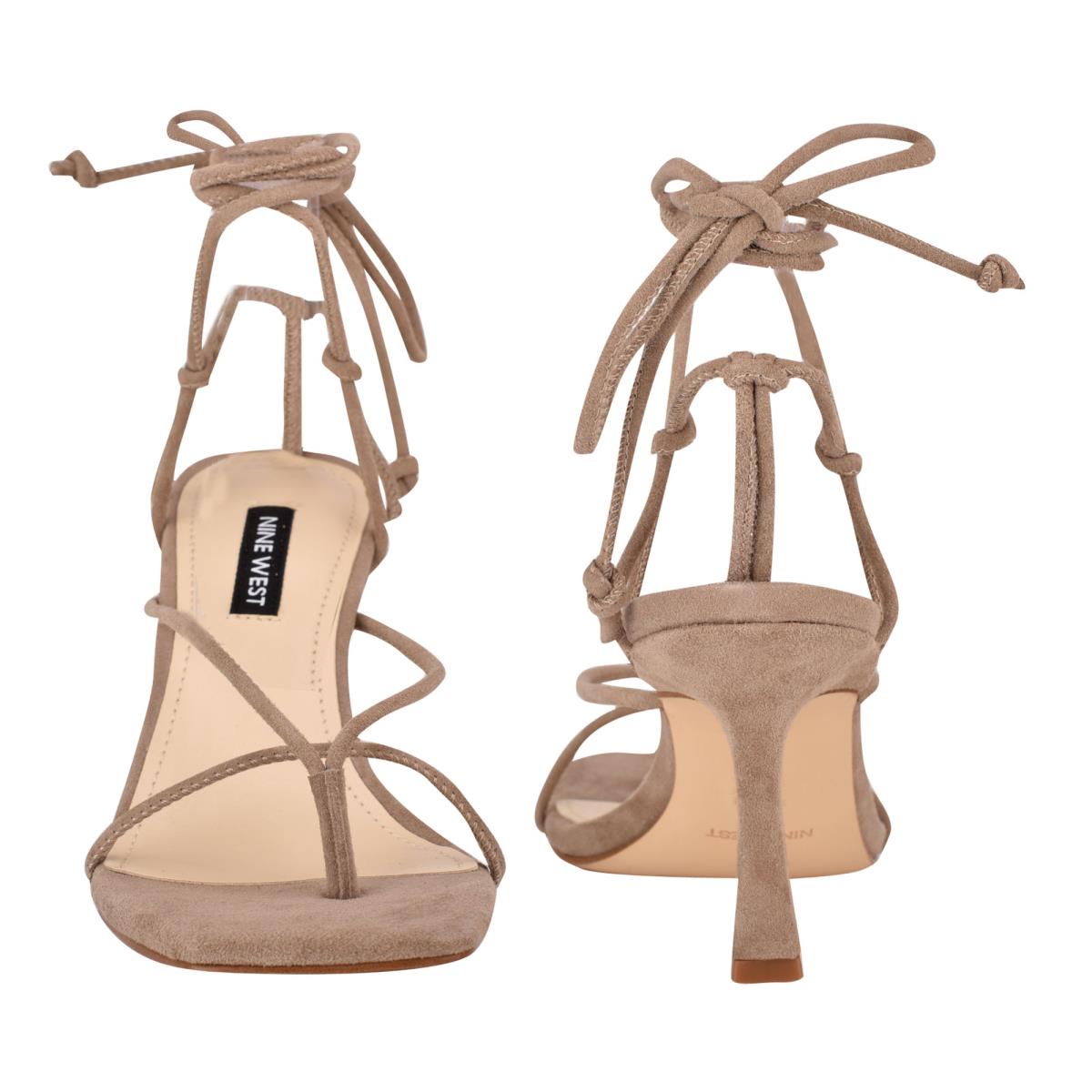 Nine West Yarin Ankle Wrap Topuklu Sandalet Kadın Kahverengi | 4170KHQWN