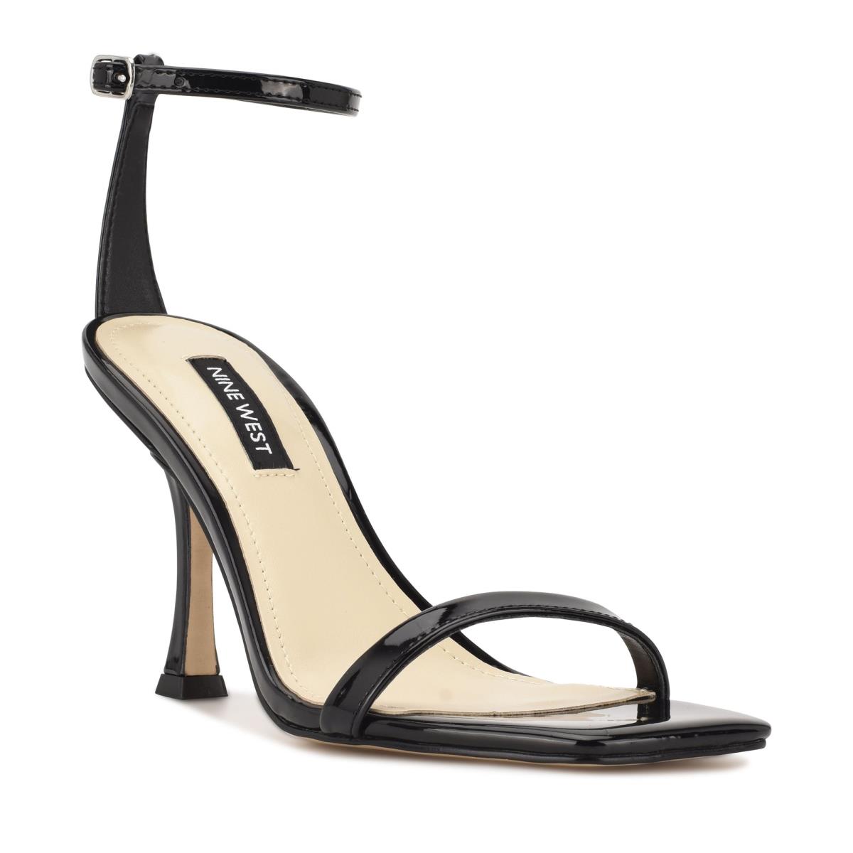 Nine West Yess Ankle Askılı Sandalet Kadın Siyah | 3861FYQUD