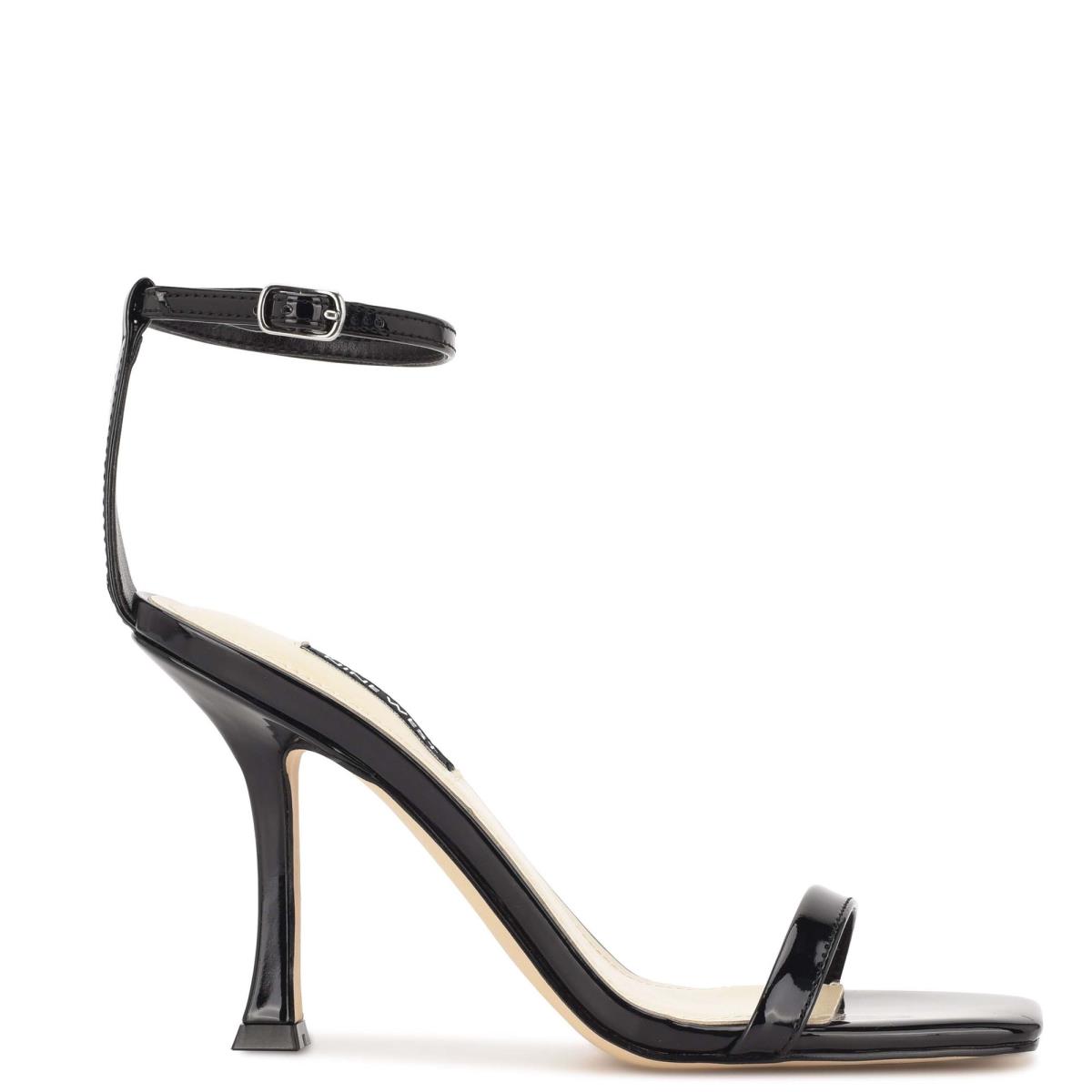 Nine West Yess Ankle Askılı Sandalet Kadın Siyah | 3861FYQUD