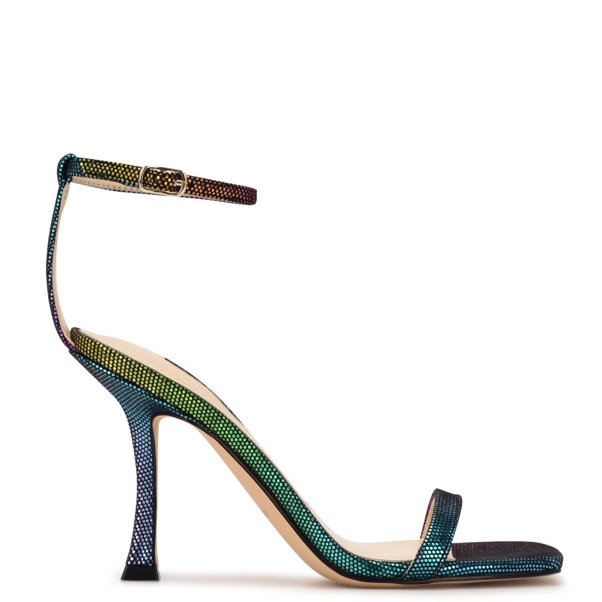 Nine West Yess Ankle Askılı Sandalet Kadın Renkli | 9403YUEFC