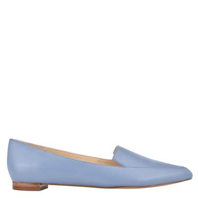 Nine West Abay Smoking Flats Kadın Siyah | 3256QUNLA