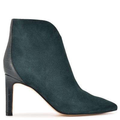 Nine West Mikale Pointy Burunlu Bot Kadın Obsidian | 4057AMIVQ