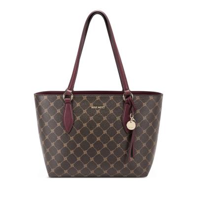 Nine West Paisley Small Tote Tote Çanta Kadın Siyah | 8369SUEQL