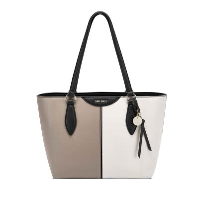 Nine West Paisley Small Tote Tote Çanta Kadın Beyaz Gri | 9581EMQTH