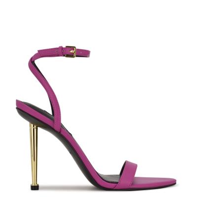 Nine West Reina Ankle Askılı Sandalet Kadın Pembe | 3982QAZUG