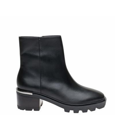 Nine West Remmie Lug Sole Bot Kadın Siyah | 9435QGPXW