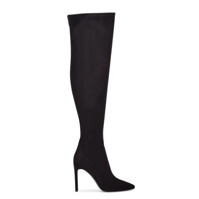 Nine West Tacy Over The Knee Bot Kadın Siyah | 4628RUCMN