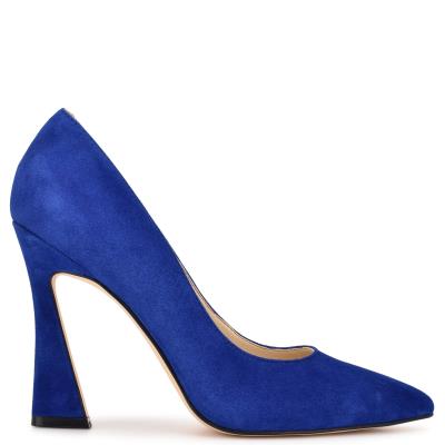 Nine West Trendz Pointy Burunlu Stiletto Ayakkabı Kadın Koyu Mavi | 3269QOIPC